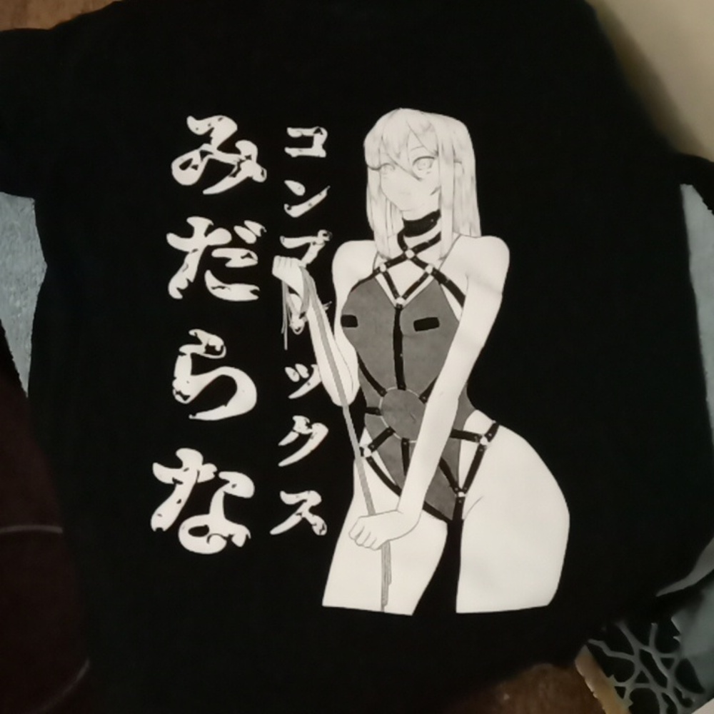 LEWD COMPLEX BLACK SMALL GRAPHIC TEE- SHIRT